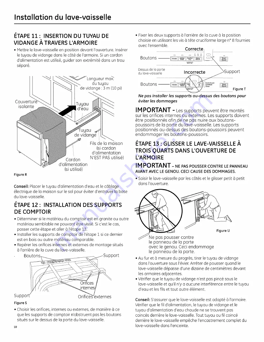 GE CDWT9 - Cafe 24 in. Dishwasher Installation Instructions Manual Download Page 26