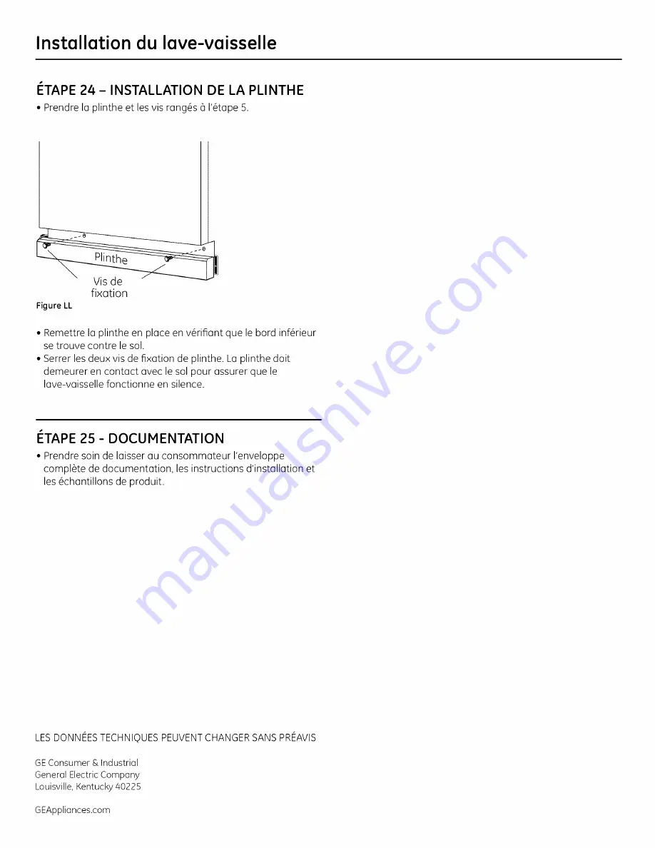 GE CDWT9 - Cafe 24 in. Dishwasher Скачать руководство пользователя страница 32