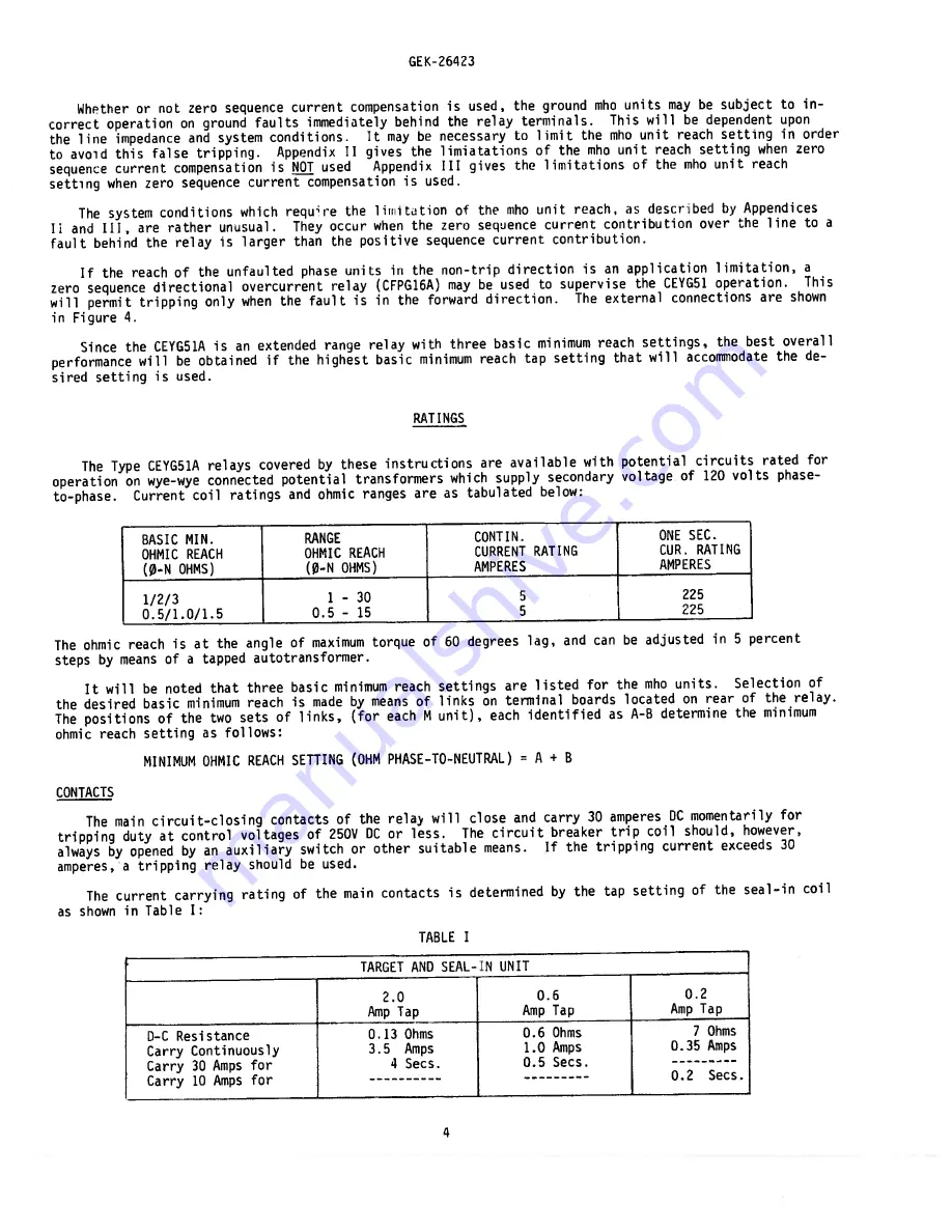 GE CEYG51A Скачать руководство пользователя страница 4