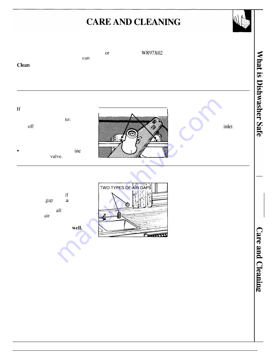 GE CleanDesign GSD400T Use And Care Manual Download Page 11