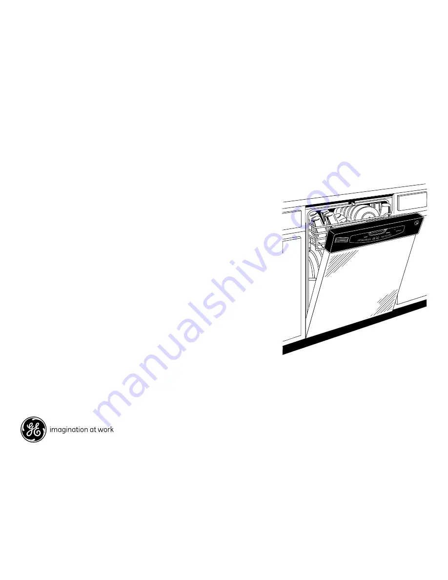 GE CleanSteel GLD4550RCS Dimensions And Installation Information Download Page 2