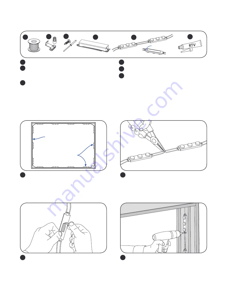 GE Current Tetra Slim EdgeStrip Series Installation Manual Download Page 2