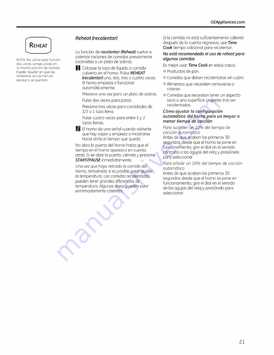 GE CVM1750 Owner'S Manual Download Page 49