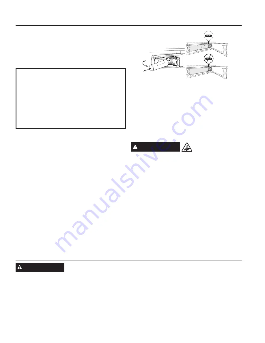 GE CWE Series Owner'S Manual & Installation Instructions Download Page 71