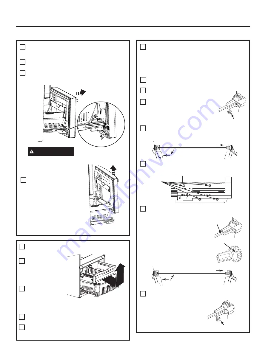 GE CWE Series Owner'S Manual & Installation Instructions Download Page 85