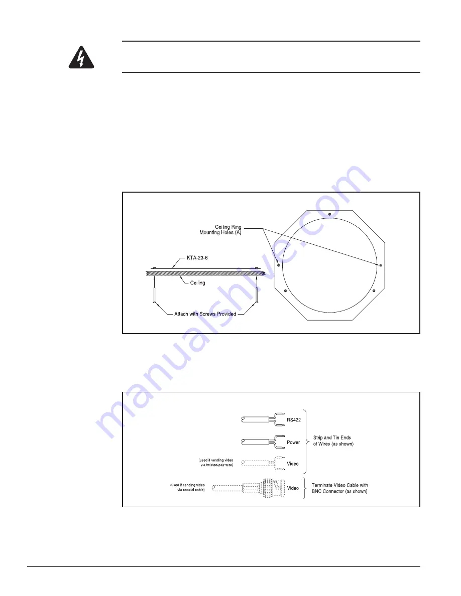 GE CyberDome Series Installation Manual Download Page 12