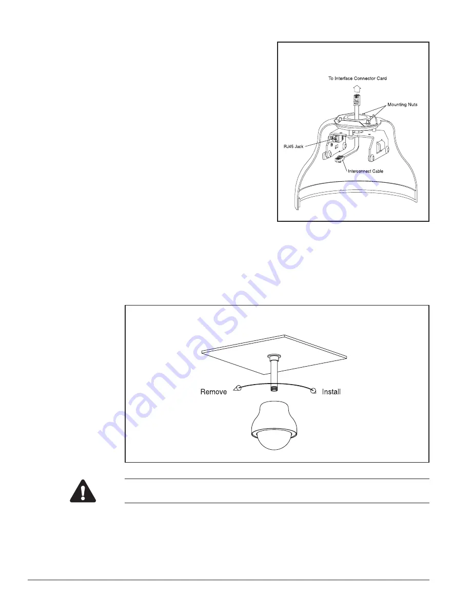 GE CyberDome Series Installation Manual Download Page 48