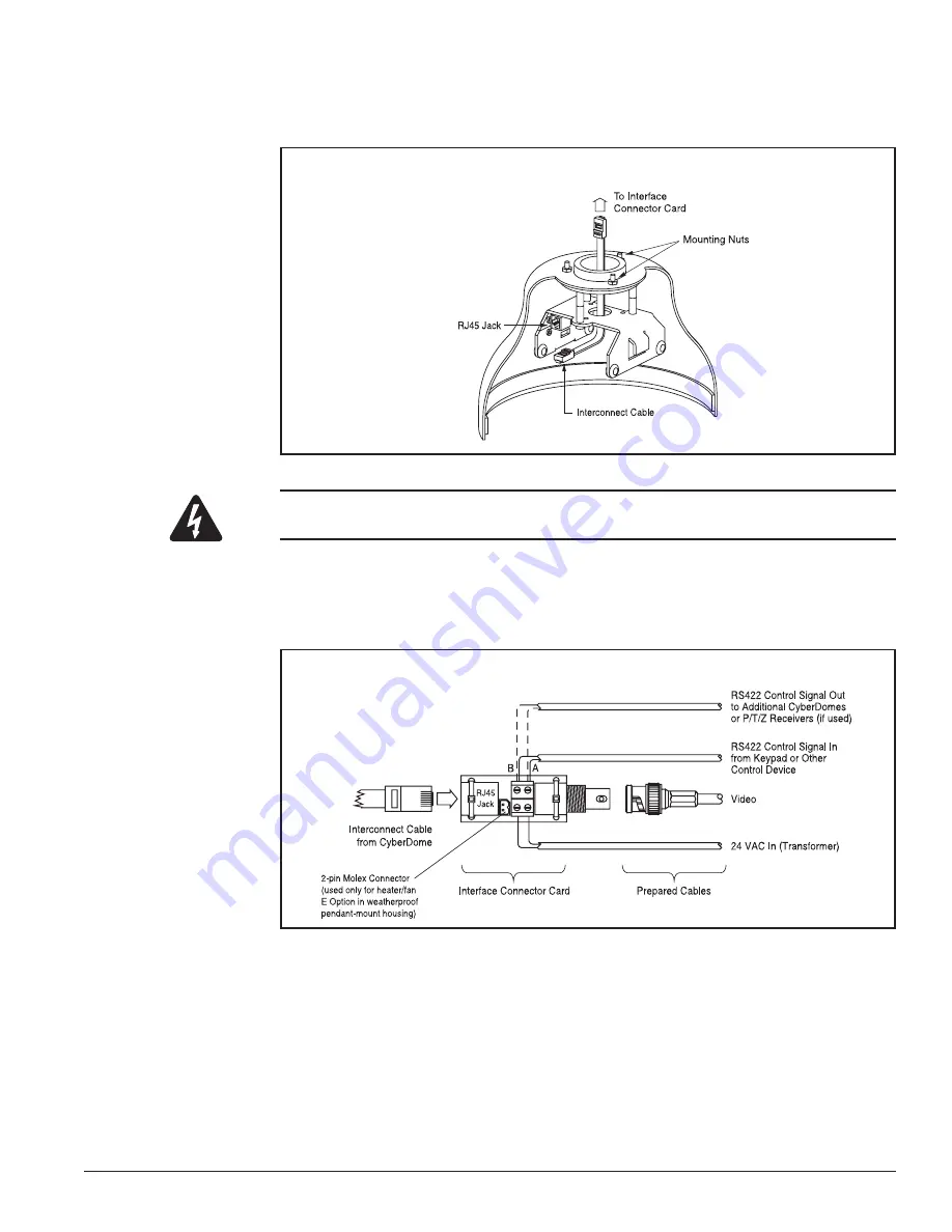 GE CyberDome Series Installation Manual Download Page 51