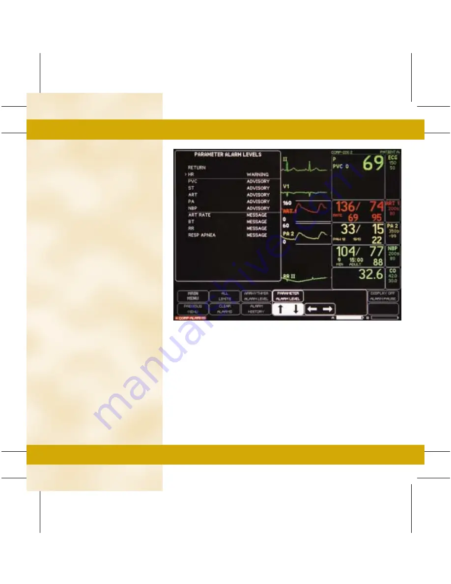 GE DASH 3000 V5 Quick Reference Manual Download Page 59