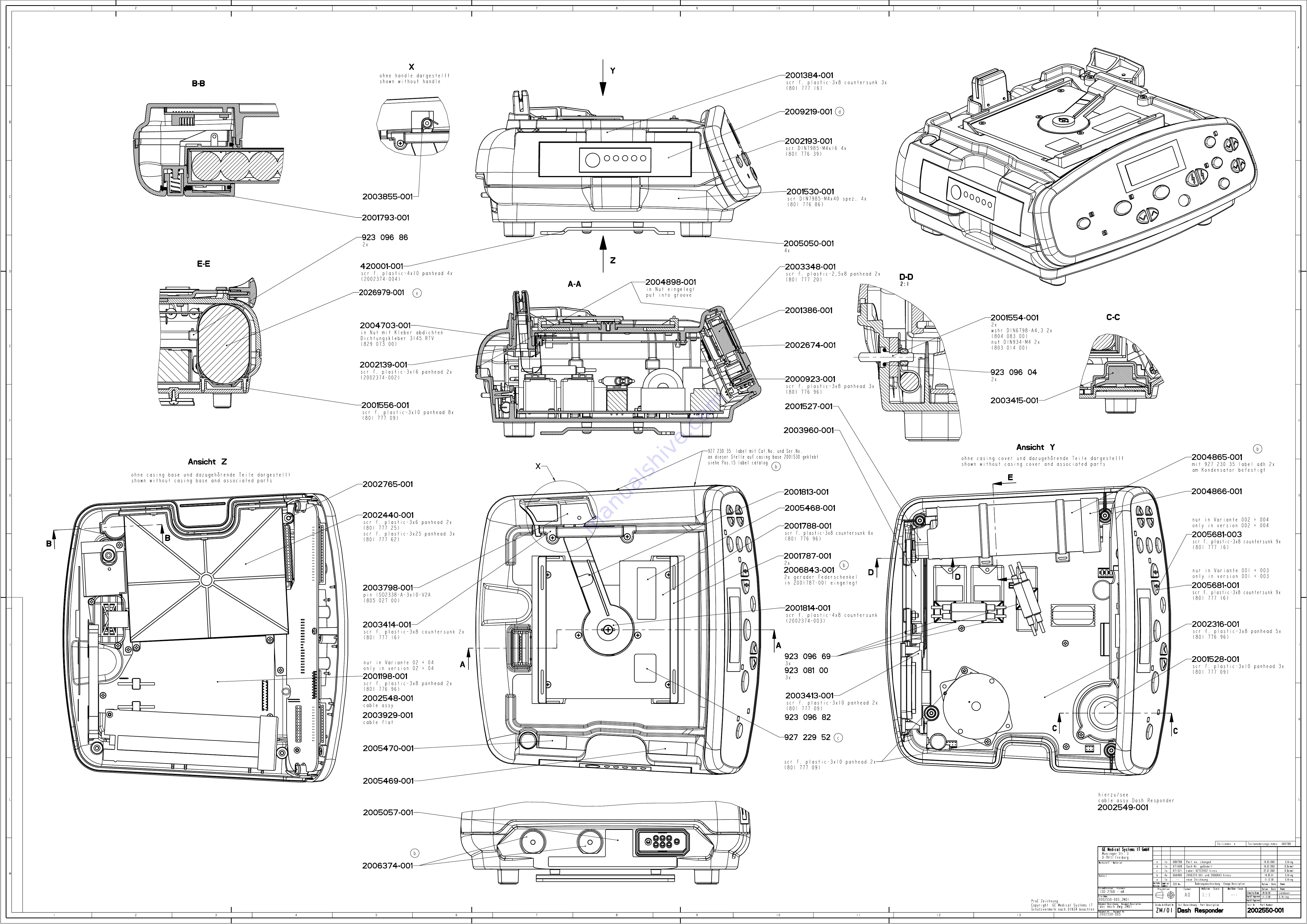 GE Dash Responder Servicing Instructions Download Page 77