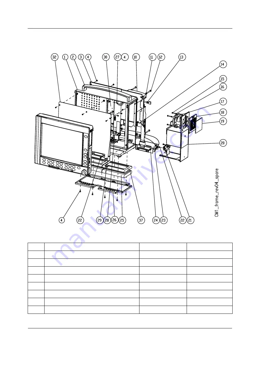 GE Datex-Ohmeda S/5 Series Technical Reference Manual Download Page 326