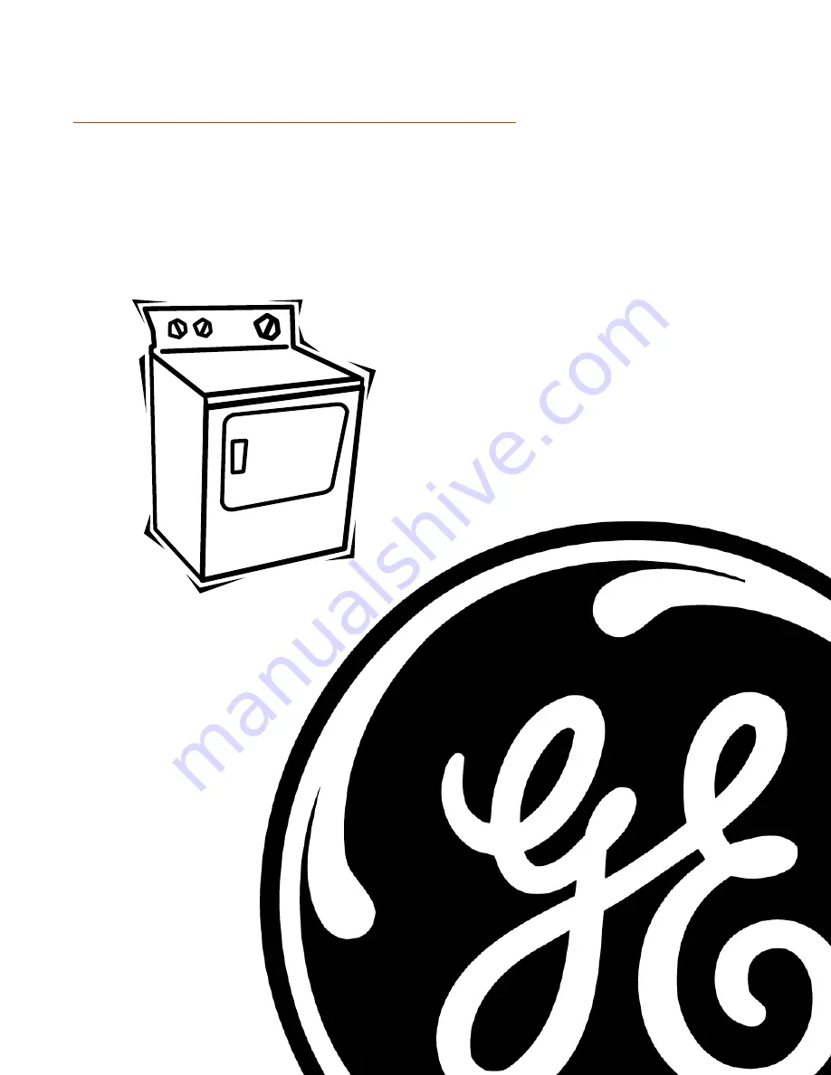 GE DBL333 Technical Service Manual Download Page 1