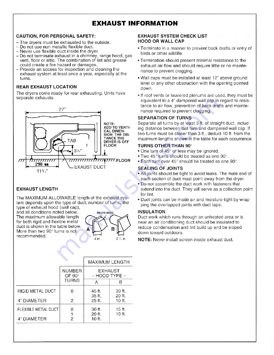 GE DDC4500S Installation And Care Manual Download Page 4