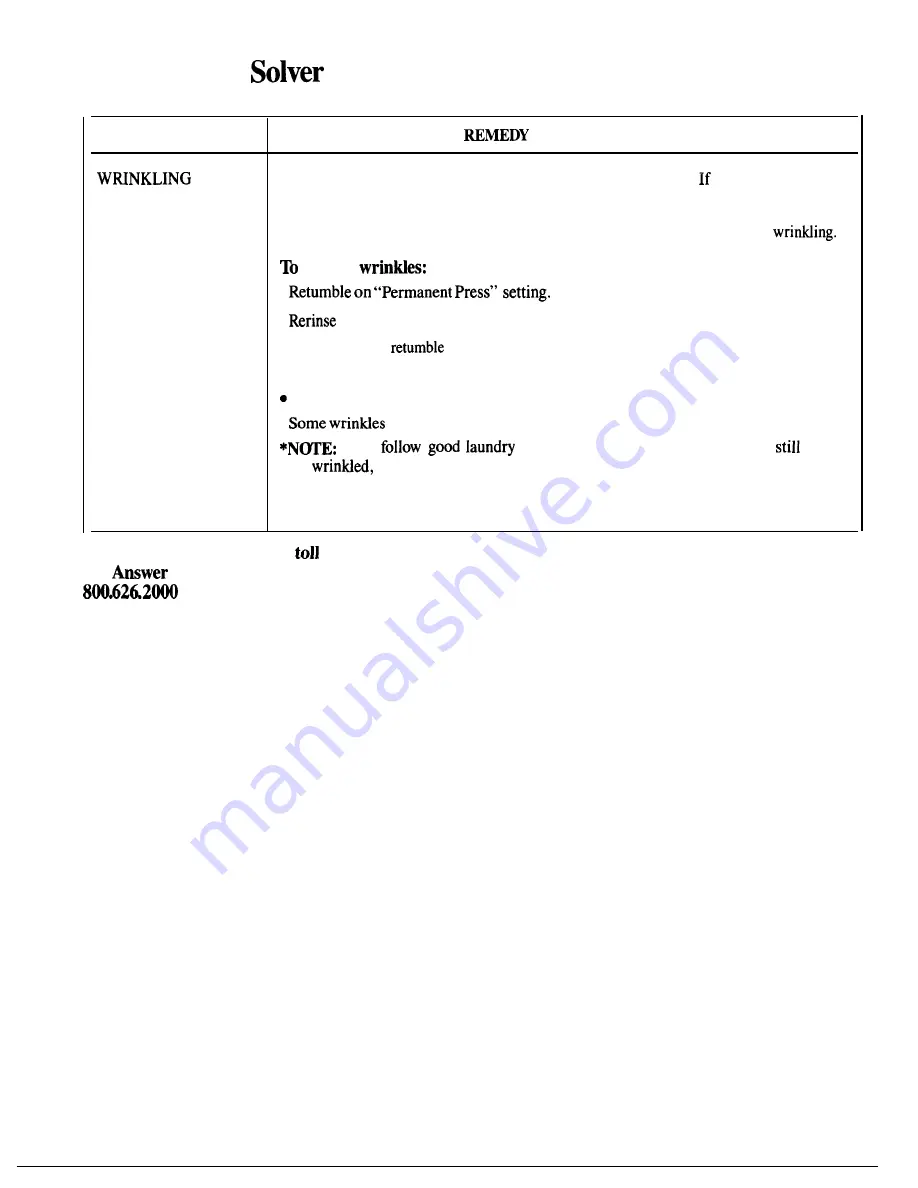 GE DDE7500G Use And Care Manual Download Page 12