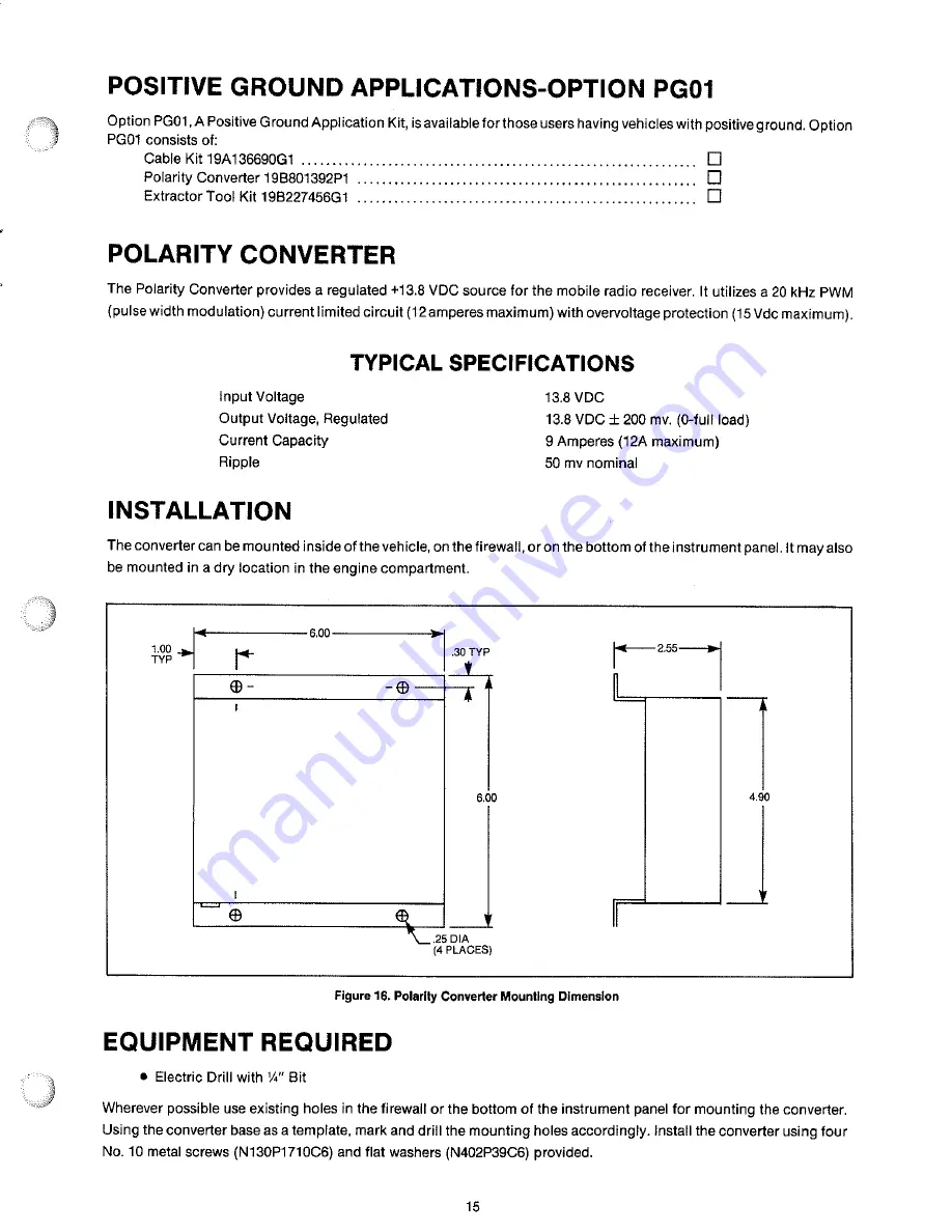 GE Delta-S Installation Manual Download Page 15