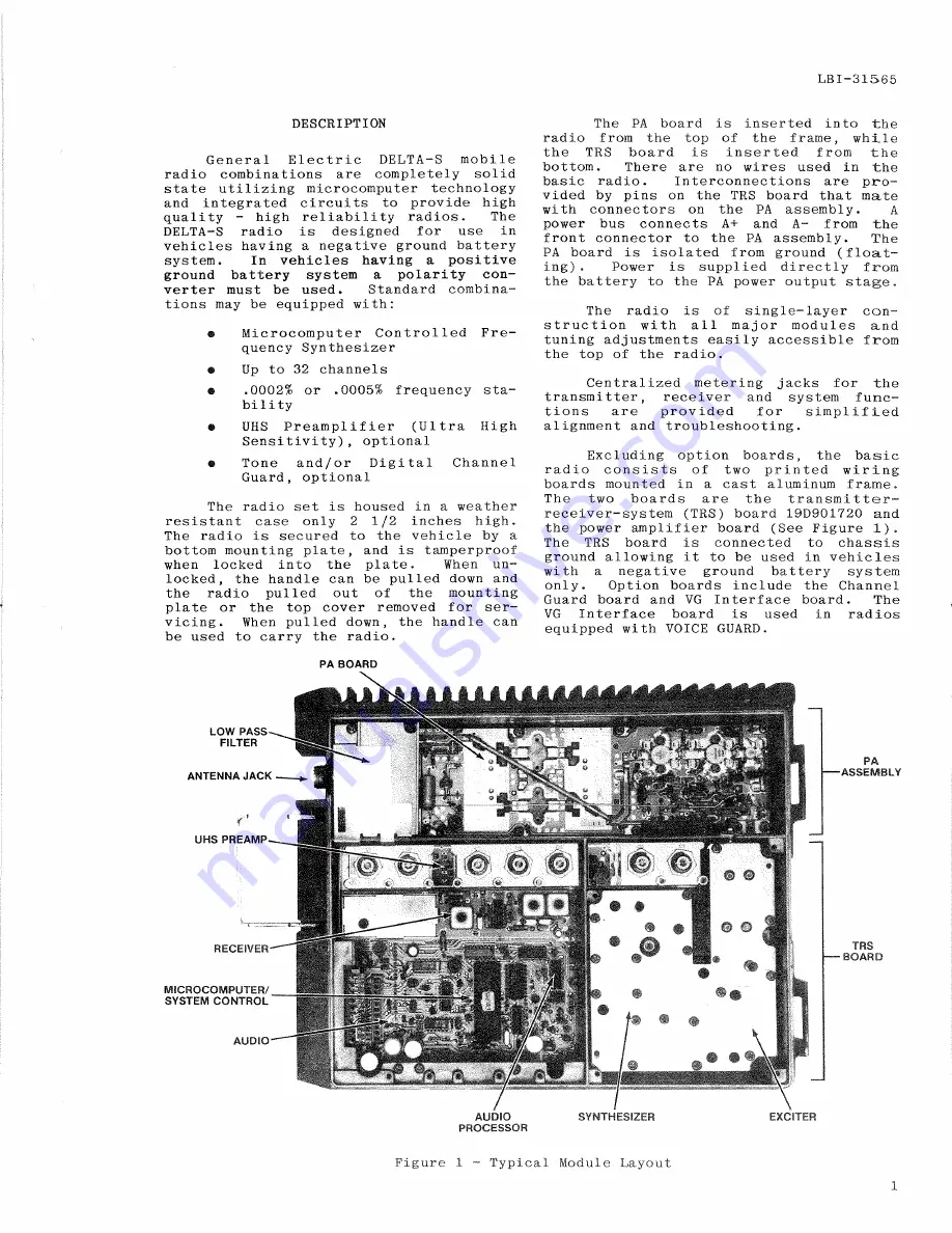 GE Delta-S Maintenance Manual Download Page 5