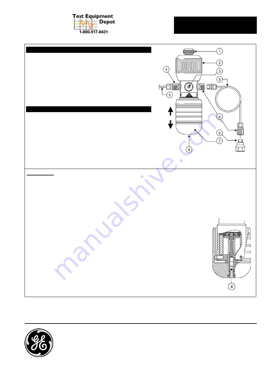 GE Druck PV210 Operating Instructions Download Page 1