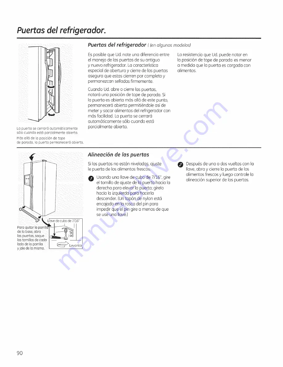 GE DSE26JGEBCBB Owner'S Manual And Installation Download Page 90