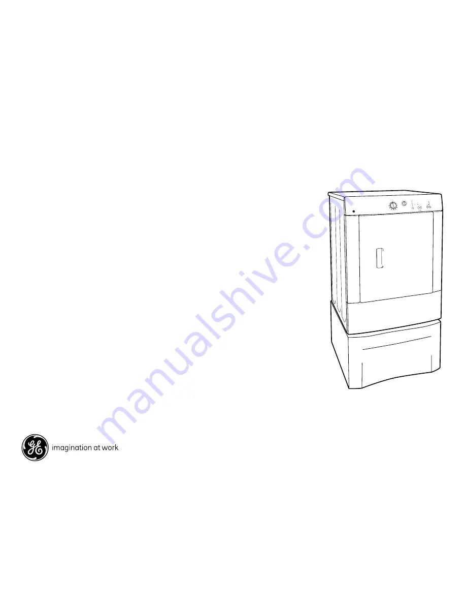 GE DSXH47GG Dimensions And Installation Information Download Page 4