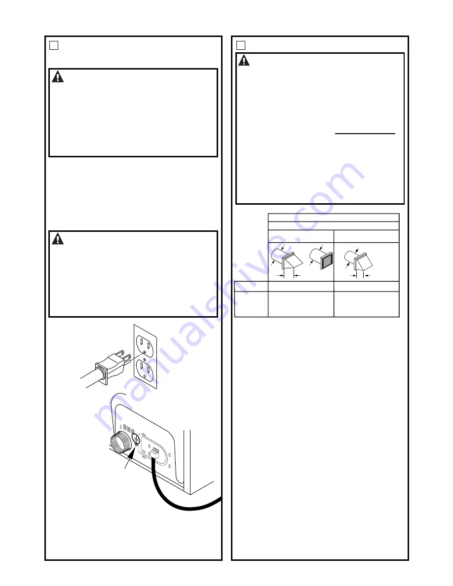 GE DuraDrum GTDP200GMWW Installation Instructions Manual Download Page 4