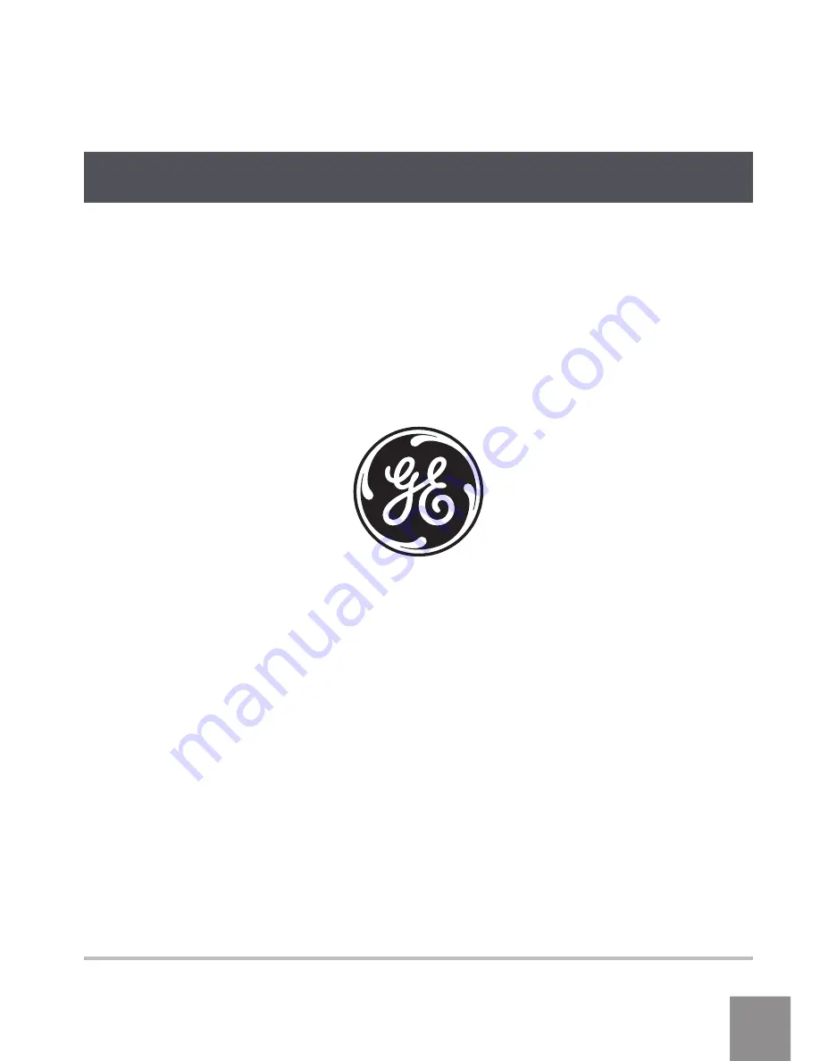 GE DV 1 User Manual Download Page 61