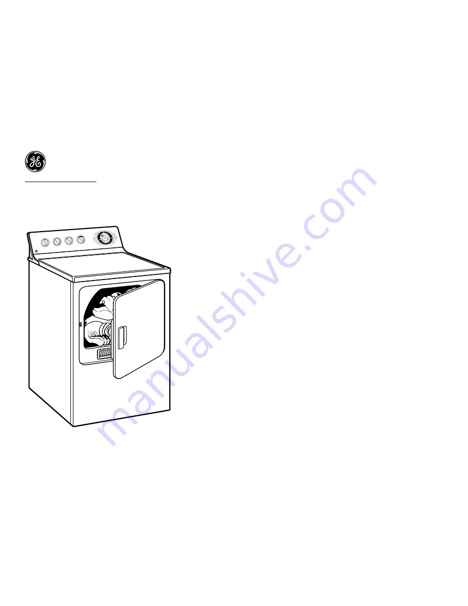 GE DWSR483EAAA Dimensions And Installation Information Download Page 3