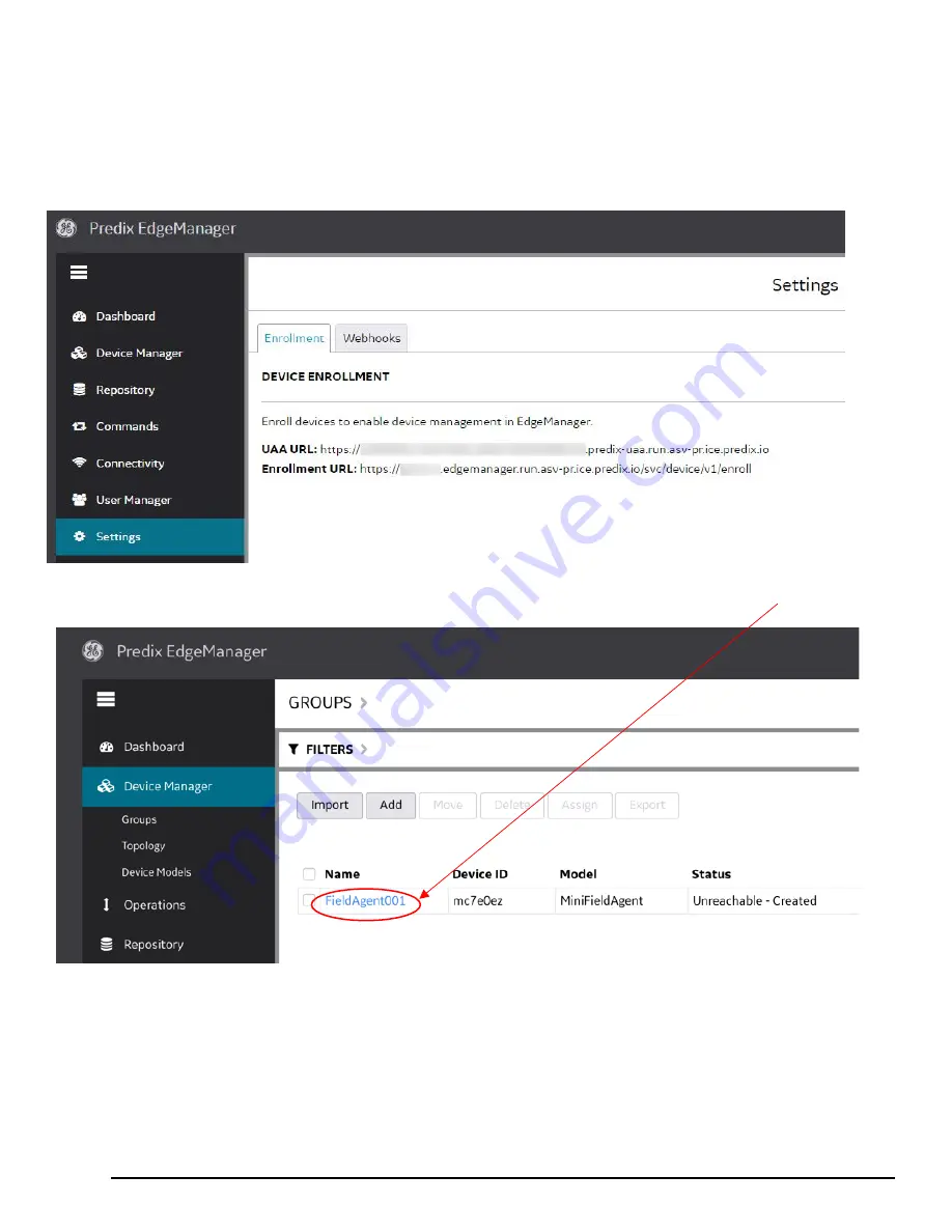 GE Embedded Field Agent User Manual Download Page 58