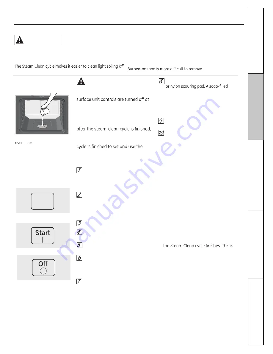 GE EML835 Owner'S Manual Download Page 21