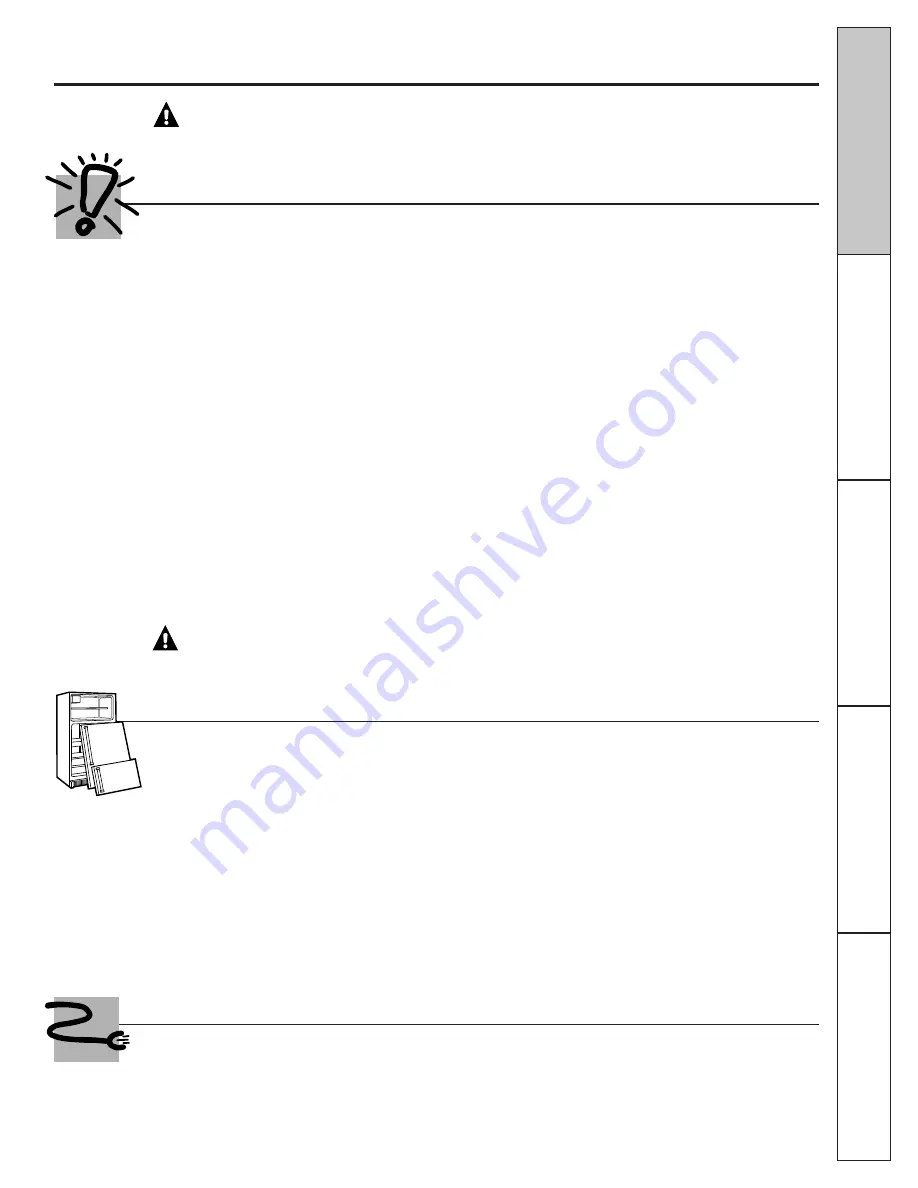 GE ENERGY STAR GSS23QSTSS Owner'S Manual And Installation Download Page 43