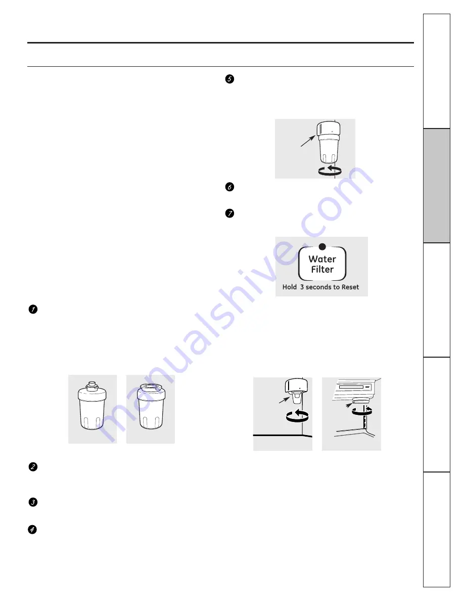 GE ENERGY STAR GSS23QSTSS Owner'S Manual And Installation Download Page 47