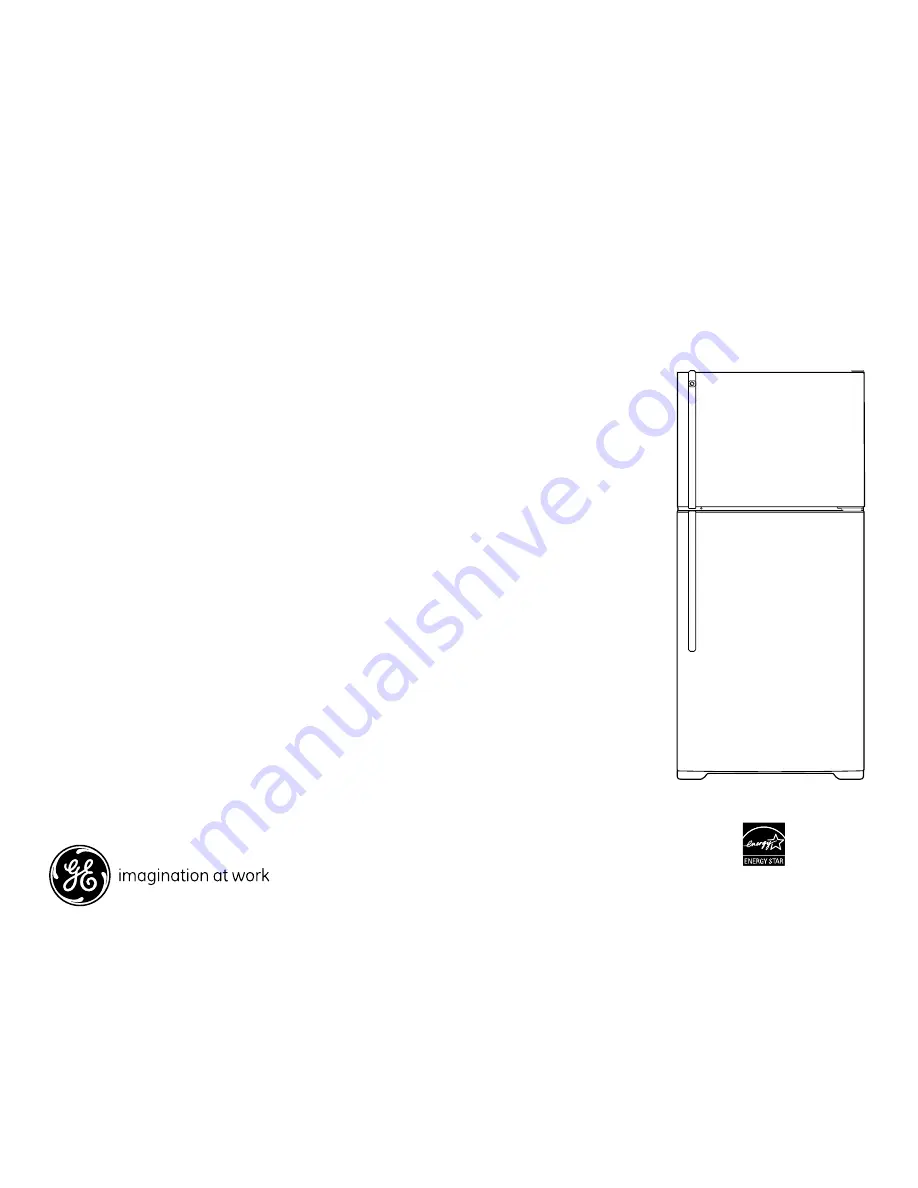 GE ENERGY STAR GTH18CCDBB Dimensions And Installation Information Download Page 2