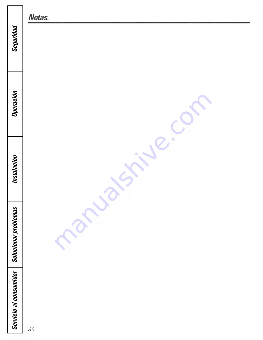 GE ESH22XGRECC and Скачать руководство пользователя страница 86