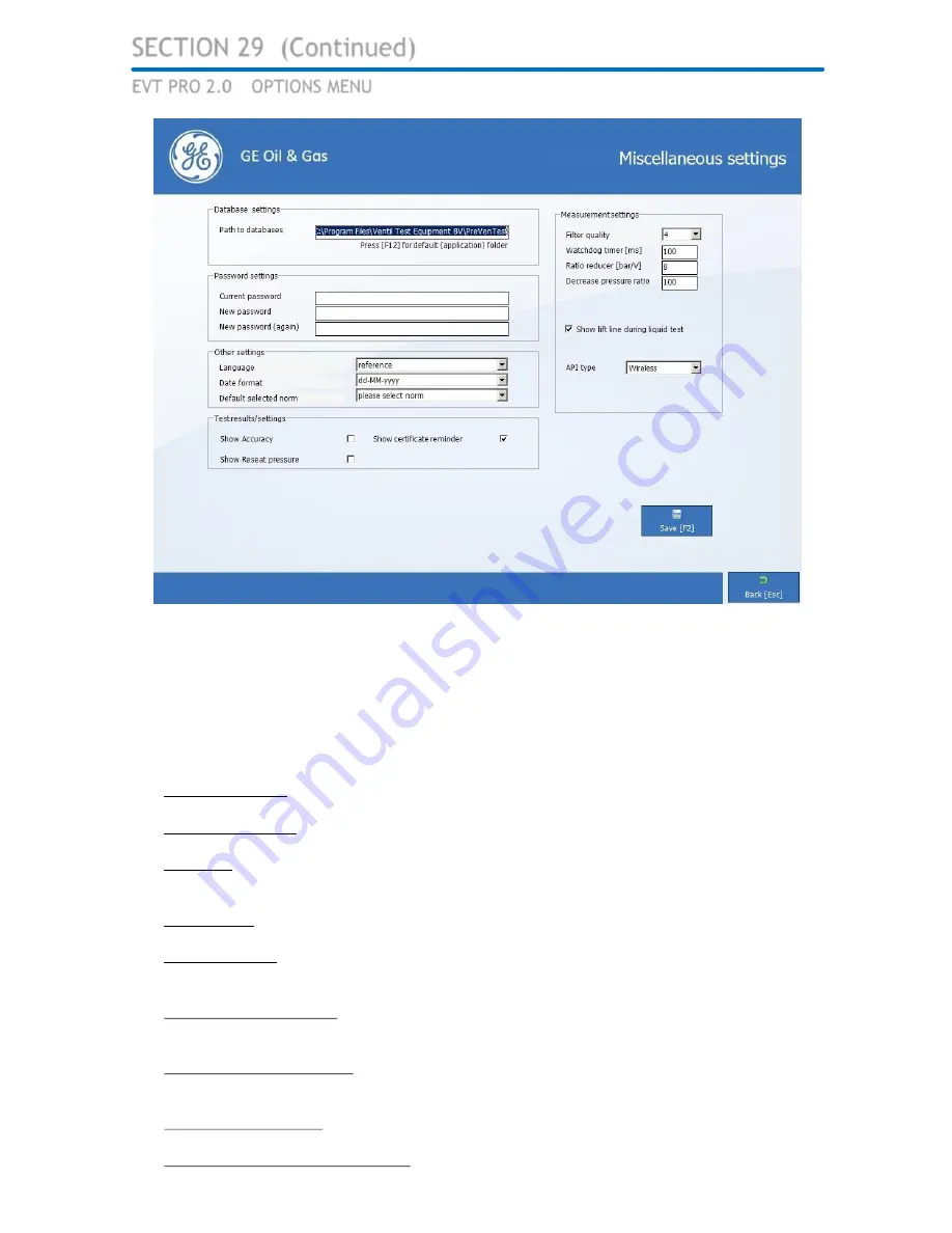 GE EVT-Pro 2.0 Operation And Technical Manual Download Page 44