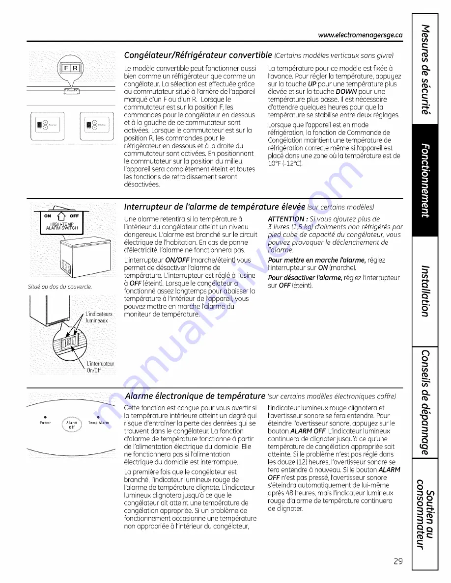 GE FCM15 Owner'S Manual & Installation Instructions Download Page 29