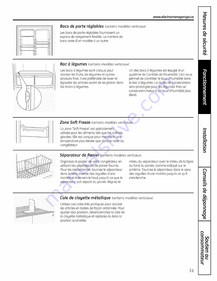 GE FCM15 Owner'S Manual & Installation Instructions Download Page 31