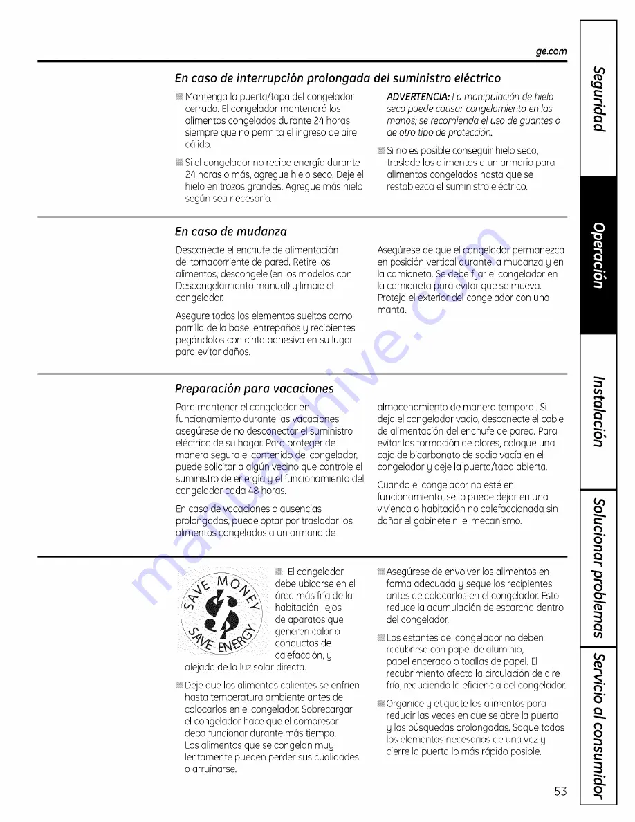 GE FCM15 Owner'S Manual & Installation Instructions Download Page 53