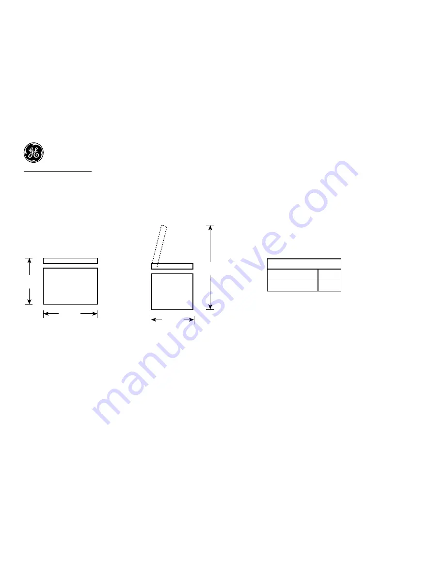 GE FCM20DM Specification Download Page 1