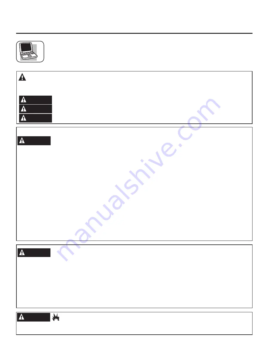 GE FCM5 Owner'S Manual & Installation Instructions Download Page 2