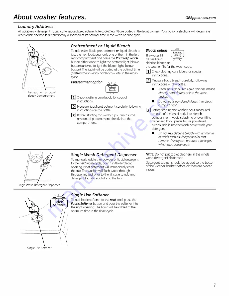 GE G002 Owner'S Manual Download Page 7