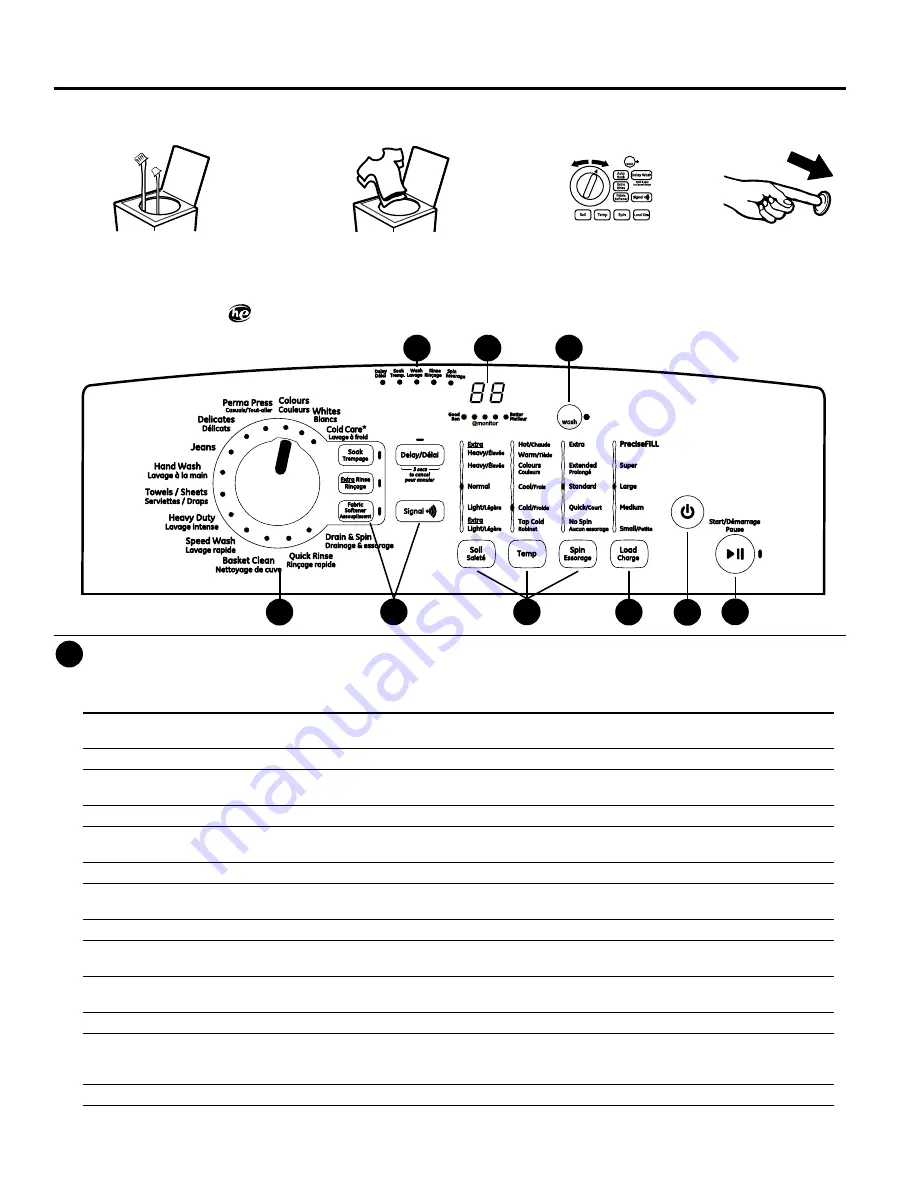 GE G1579 Owner'S Manual Download Page 4