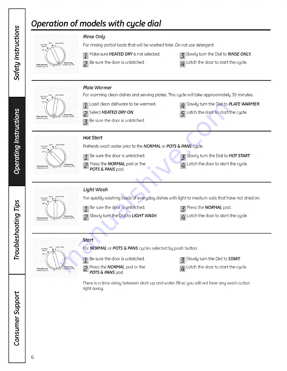 GE G5C3500 Owner'S Manual Download Page 6