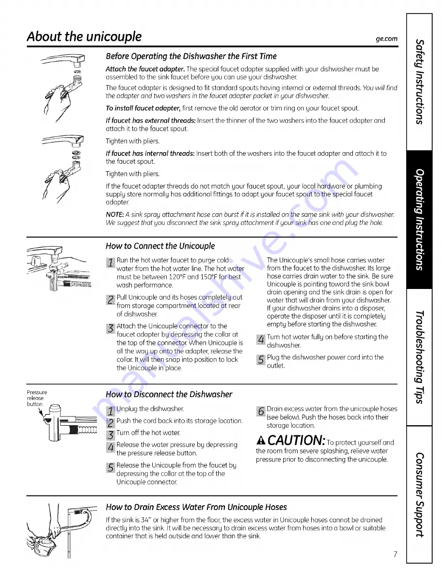 GE G5C3500 Owner'S Manual Download Page 7