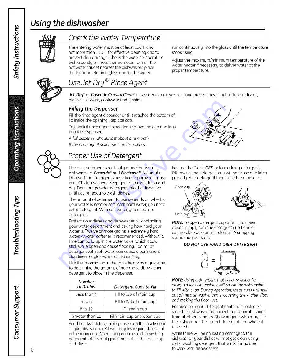 GE G5C3500 Owner'S Manual Download Page 8