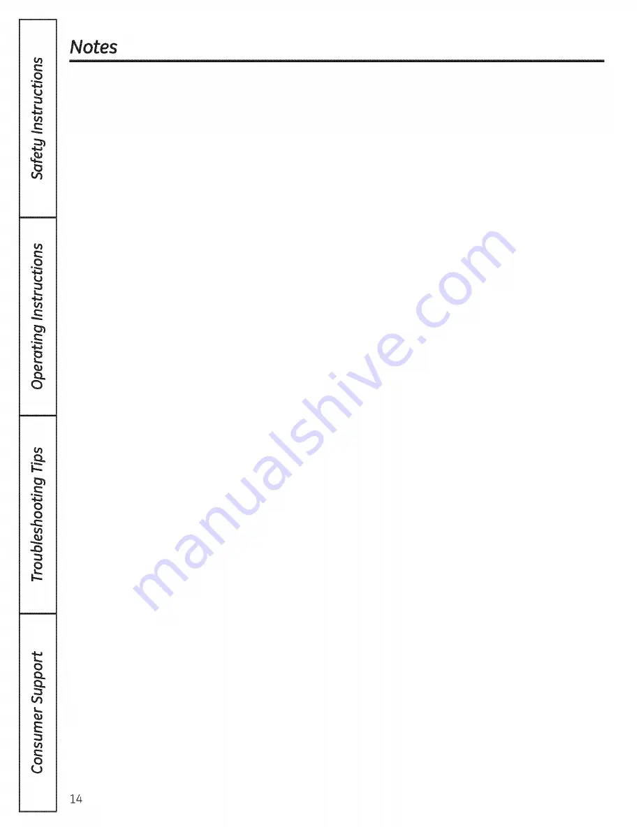 GE G5C3500 Owner'S Manual Download Page 14