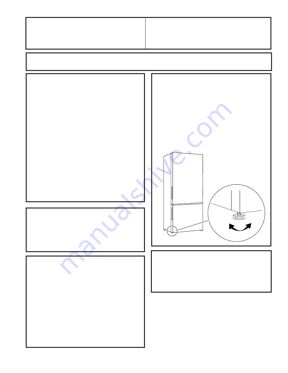 GE GBE17HYRFS Owner'S Manual & Installation Instructions Download Page 26