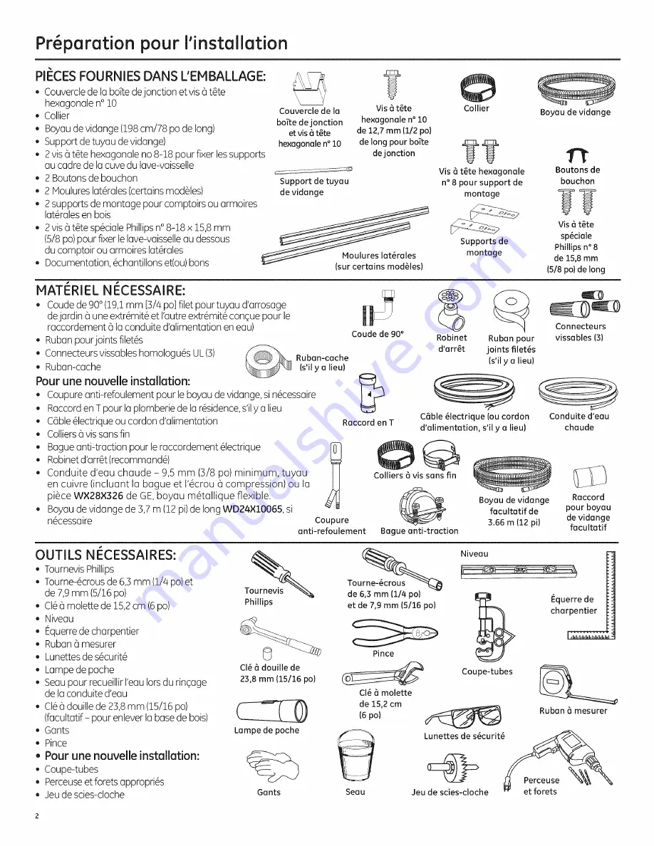 GE GDT530PSD4SS Installation Instructions Manual Download Page 18