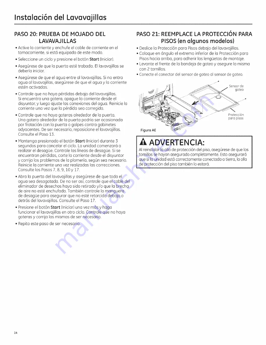 GE GDT580SGF4BB Скачать руководство пользователя страница 46