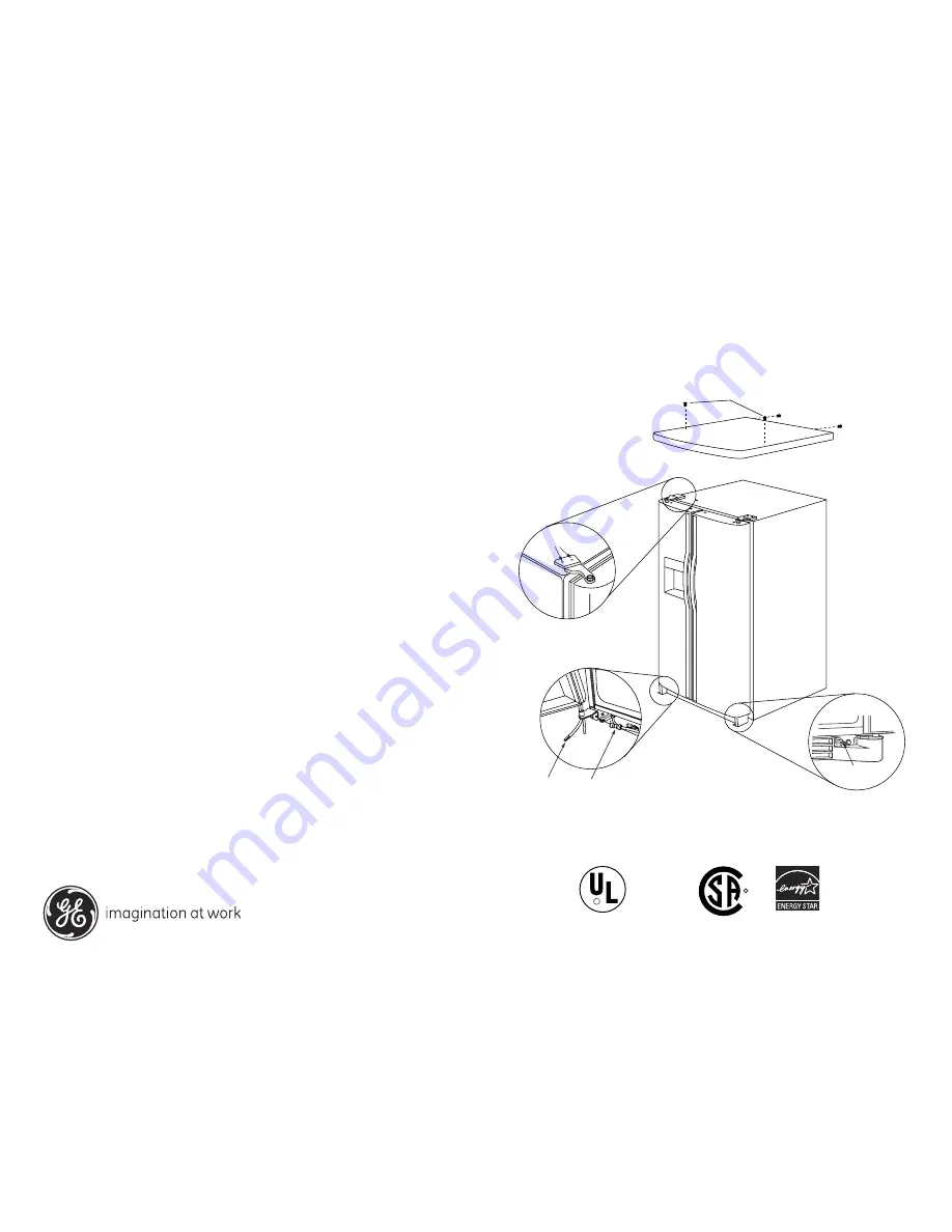 GE GE Profile CustomStyle Energy Star PSW23PSS Скачать руководство пользователя страница 2