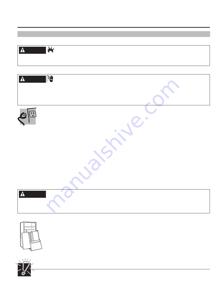 GE GMR03BLH Owner'S Manual & Installation Instructions Download Page 17