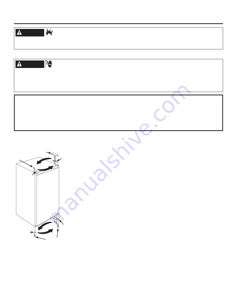 GE GMR03BLH Owner'S Manual & Installation Instructions Download Page 22